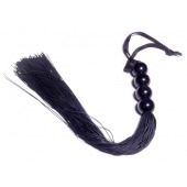 Черная силиконовая плеть - 37 см. - Boys of Toys - купить с доставкой в Чебоксарах