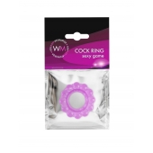 Лиловое эрекционное кольцо с 2 рядами стимулирующих шариков - Erowoman-Eroman - в Чебоксарах купить с доставкой