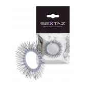 Круглое эрекционное кольцо с «ресничками» - Sextaz - в Чебоксарах купить с доставкой