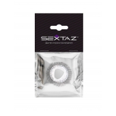 Эластичное эрекционное кольцо с длинными черными «ресничками» - Sextaz - в Чебоксарах купить с доставкой