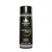 Массажное масло c ароматом тропических фруктов Massage Oil - 100 мл. - HOT - купить с доставкой в Чебоксарах