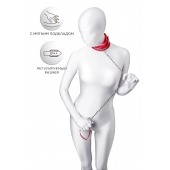 Красный ошейник с подкладкой из меха - ToyFa - купить с доставкой в Чебоксарах