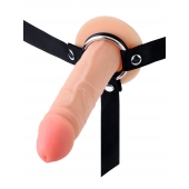 Мужской полый страпон на регулируемых ремнях - 18,5 см. - Sex Expert - купить с доставкой в Чебоксарах