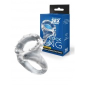 Прозрачное двойное эрекционное кольцо - Sex Expert - в Чебоксарах купить с доставкой