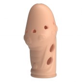 Телесная насадка на пенис Booker - 8 см. - Baile - в Чебоксарах купить с доставкой