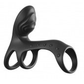 Черная насадка на пенис Ultimate Couples Cage Pro - Pipedream - в Чебоксарах купить с доставкой