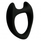 Черное эрекционное кольцо с рожками Wooomy Toro M - Adrien Lastic - в Чебоксарах купить с доставкой