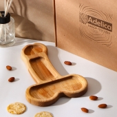 Деревянное блюдо для подачи в форме члена (25 х 16,5 х 1,7 см) - Сима-Ленд - купить с доставкой в Чебоксарах