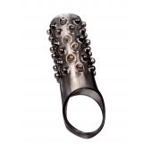 Дымчатая насадка на пенис с выпуклостями - 12 см. - Sex Expert - в Чебоксарах купить с доставкой