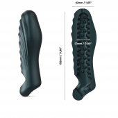 Серая силиконовая насадка на пенис с подхватом Manwan Ryzer - Manwan - в Чебоксарах купить с доставкой