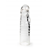 Прозрачная закрытая насадка на член - 15 см. - Sex Expert - в Чебоксарах купить с доставкой