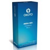 Презервативы OKOTO Mega Mix - 18 шт. - Sitabella - купить с доставкой в Чебоксарах