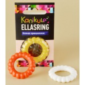 Цветное рельефное эрекционное кольцо Ellasring - Sitabella - в Чебоксарах купить с доставкой