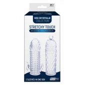 Набор из 2 прозрачных насадок на член Seductive Tickler Sleeves Set - NMC - в Чебоксарах купить с доставкой