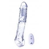 Прозрачная насадка-удлинитель Length Enhancer With Bullet с подхватом - 22,3 см. - NMC - в Чебоксарах купить с доставкой