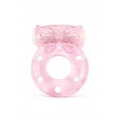 Розовое эрекционное виброкольцо с бабочкой - 1137 - в Чебоксарах купить с доставкой