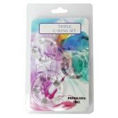 Набор из 3 эрекционных прозрачных колец - Boys of Toys - в Чебоксарах купить с доставкой