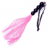 Розовая силиконовая плеть - 35,5 см. - Boys of Toys - купить с доставкой в Чебоксарах