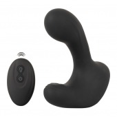 Черная анальная вибропробка с функцией расширения RC Butt Plug with 3 functions - Orion - в Чебоксарах купить с доставкой