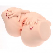 Телесный мастурбатор-полуторс Barbie - Naked Factory - в Чебоксарах купить с доставкой