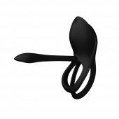 Черное эрекционное виброкольцо Bayek с пультом ДУ - Zalo - в Чебоксарах купить с доставкой