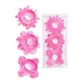 Комплект из 3 розовых эрекционных колец - Erowoman-Eroman - в Чебоксарах купить с доставкой
