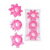 Комплект из трех розовых эрекционных колец - Erowoman-Eroman - в Чебоксарах купить с доставкой