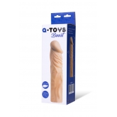 Насадка с ярко выраженной головкой и рельефным стволом - 19 см. - A-toys - в Чебоксарах купить с доставкой