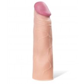 Реалистичная насадка с ярко выраженной головкой - 16,5 см. - A-toys - в Чебоксарах купить с доставкой