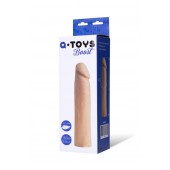 Реалистичная насадка с ярко выраженной головкой - 16,5 см. - A-toys - в Чебоксарах купить с доставкой