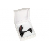 Чёрная насадка на фаллос Gladiator + LRS  с трехкнопочным пультом управления - Adrien Lastic - в Чебоксарах купить с доставкой