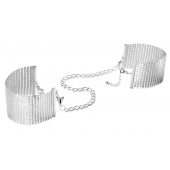 Серебристые наручники-браслеты Desir Metallique Handcuffs - Bijoux Indiscrets - купить с доставкой в Чебоксарах Серебристые наручники-браслеты Desir Metallique Handcuffs - Bijoux Indiscrets - купить с доставкой в Чебоксарах
