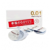 Супер тонкие презервативы Sagami Original 0.01 - 5 шт. - Sagami - купить с доставкой в Чебоксарах