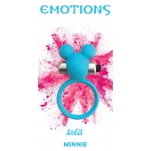 Голубое эрекционное виброколечко Emotions Minnie Breeze - Lola Games - в Чебоксарах купить с доставкой