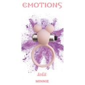 Розовое эрекционное виброколечко Emotions Minnie Light pink - Lola Games - в Чебоксарах купить с доставкой