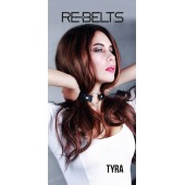 Чёрный кожаный чокер-кляп Tyra Black - Rebelts - купить с доставкой в Чебоксарах