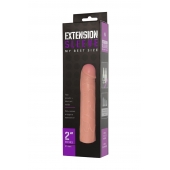 Насадка-удлинитель Extension sleeve телесного цвета - 18,5 см. - Sitabella - в Чебоксарах купить с доставкой