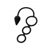 Тройное эрекционное кольцо с анальным хвостом Drop S-size - Erotist Adult Toys - в Чебоксарах купить с доставкой