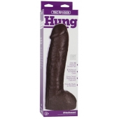 Большая насадка для трусиков Vac-U-Lock Realistic Hung - 31,7 см. - Doc Johnson - купить с доставкой в Чебоксарах