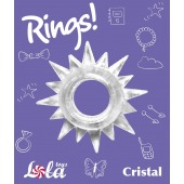Прозрачное эрекционное кольцо Rings Cristal - Lola Games - в Чебоксарах купить с доставкой