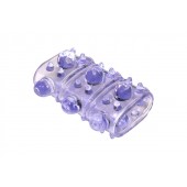 Фиолетовая насадка на пенис Rings Armour - Lola Games - в Чебоксарах купить с доставкой