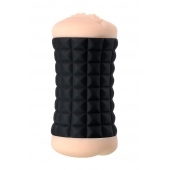 Двухсторонний мастурбатор JOS JANICE в черном цилиндре - JOS - в Чебоксарах купить с доставкой