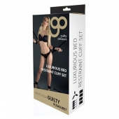Комплект наручников и поножей LUXURIOUS BED RESTRAINT CUFF SET - Blush Novelties - купить с доставкой в Чебоксарах