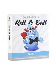 стимулирующий презерватив-насадка Roll   Ball Classic - Sitabella - купить с доставкой в Чебоксарах