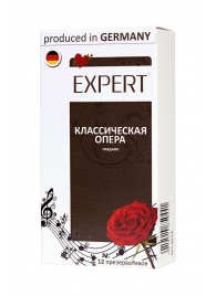 Гладкие презервативы Expert  Классическая опера  - 12 шт. - Expert - купить с доставкой в Чебоксарах