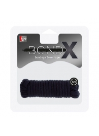 Чёрная веревка для связывания BONDX LOVE ROPE - 5 м. - Dream Toys - купить с доставкой в Чебоксарах