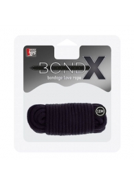 Черная веревка для связывания BONDX LOVE ROPE - 10 м. - Dream Toys - купить с доставкой в Чебоксарах