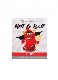 Стимулирующий презерватив-насадка Roll   Ball Cherry - Sitabella - купить с доставкой в Чебоксарах