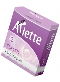 Классические презервативы Arlette Classic - 3 шт. - Arlette - купить с доставкой в Чебоксарах