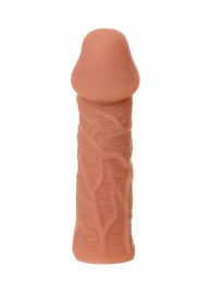 Телесная реалистичная насадка KOKOS Extreme Sleeve 05 с дополнительной стимуляцией - 12,7 см. - KOKOS - в Чебоксарах купить с доставкой